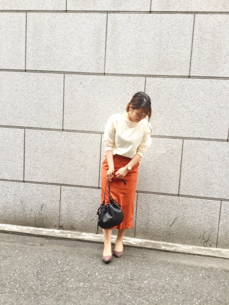 【京阪モール】綺麗目なコーデュロイスカート