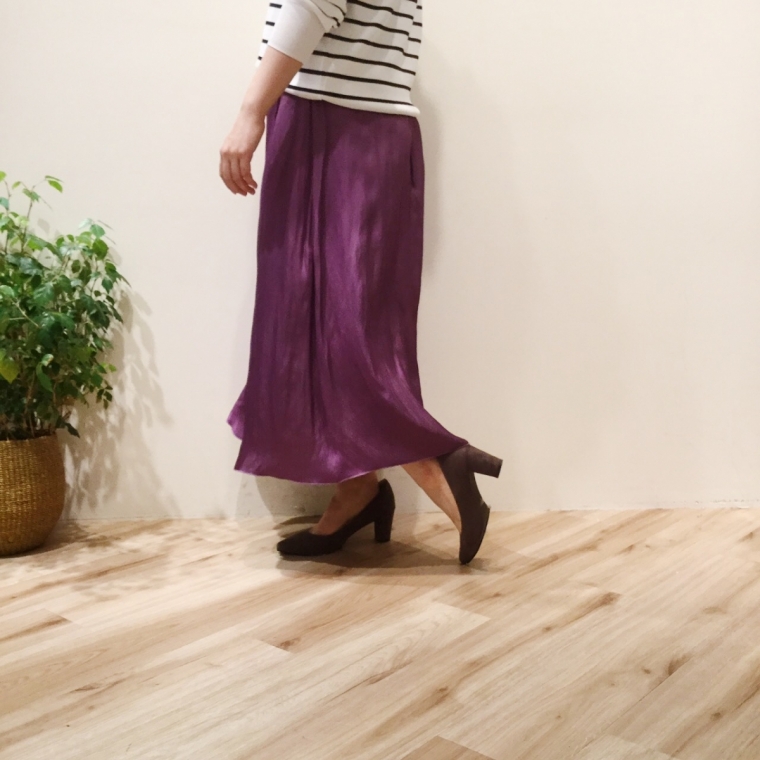 【京阪モール】今期注目！サテンスカート