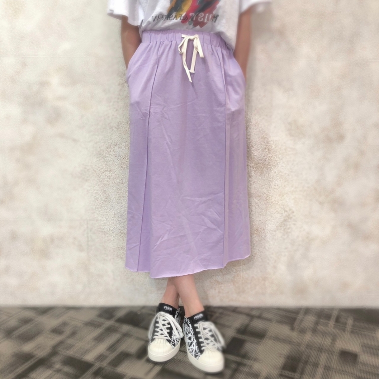 カラーシンプルロングスカート☆