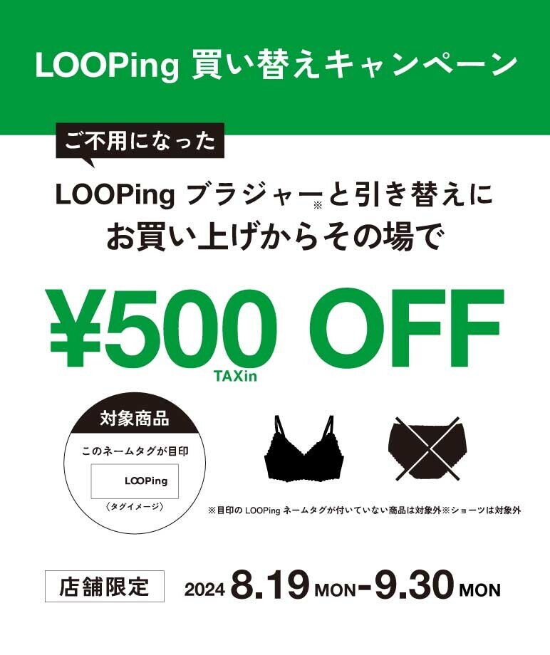 【AMPHI】LOOPing買い替えキャンペーン