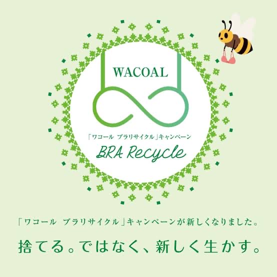 【〜3.31】ワコール ブラリサイクル♻️🐝ＡＭＰＨＩ