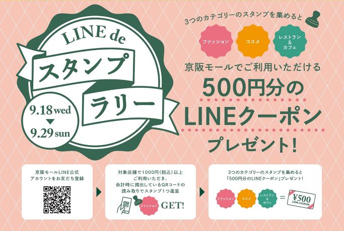 LINE de スタンプラリー