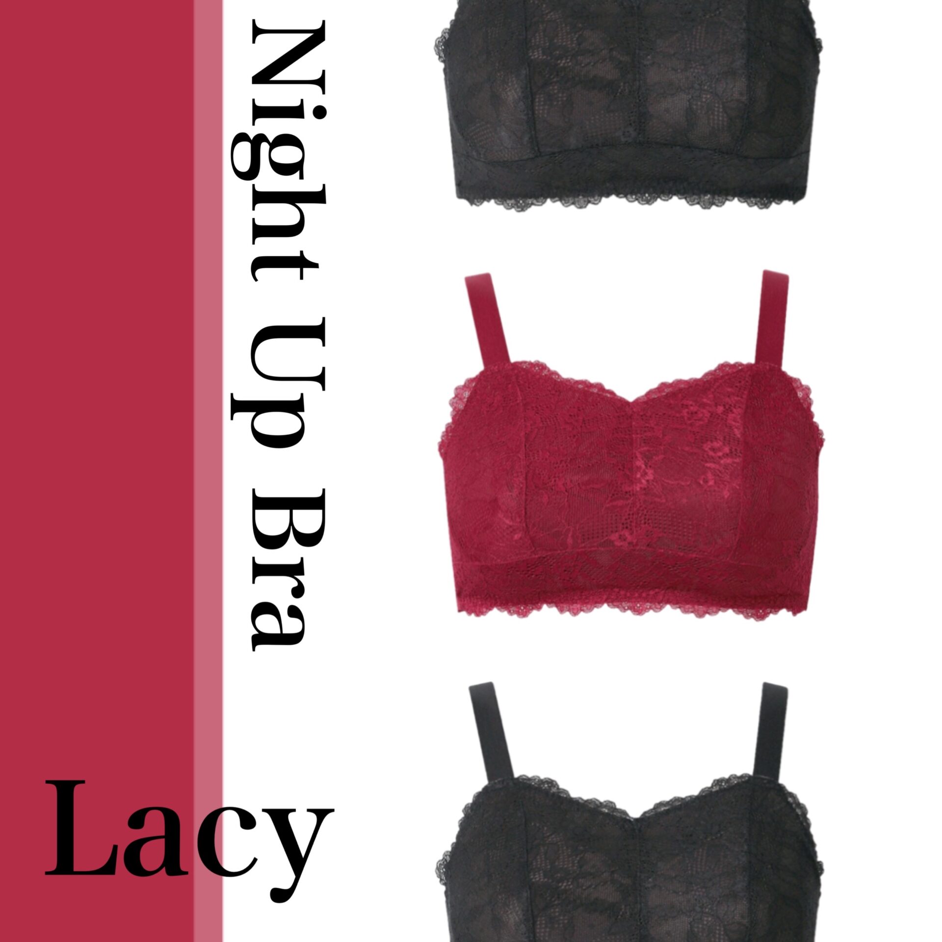 【ナイトブラ】Night Up Bra Lacy🫧🌙