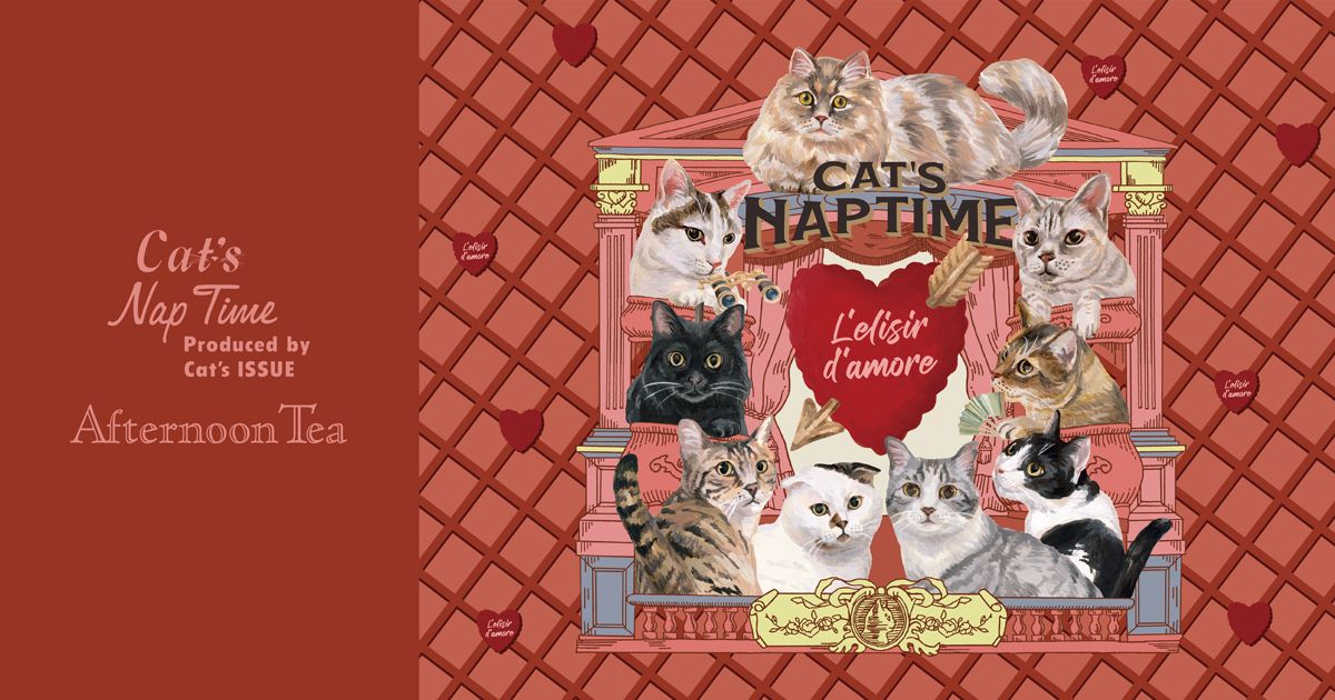 Cat’s NapTimeシリーズ第11弾 ネコたちのオペラ鑑賞 ～愛の妙薬～