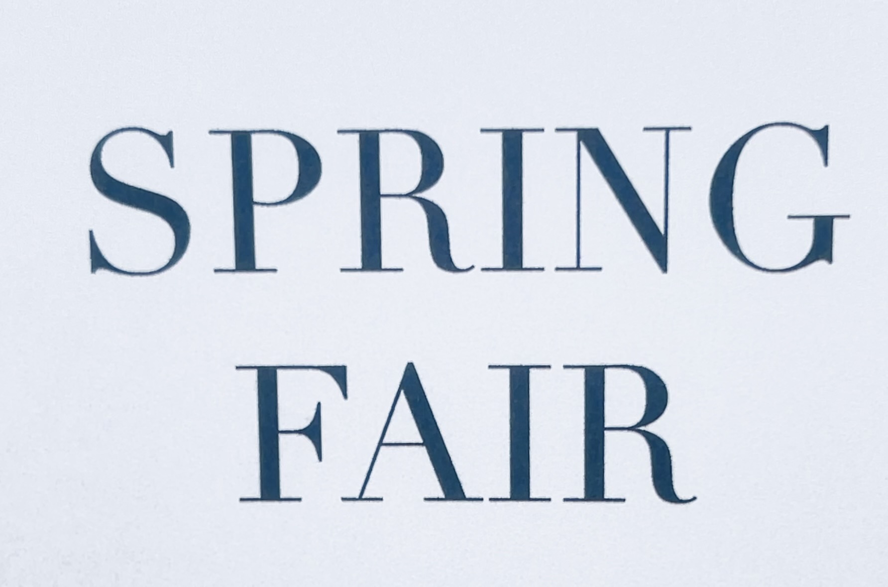 SPRING FAIR