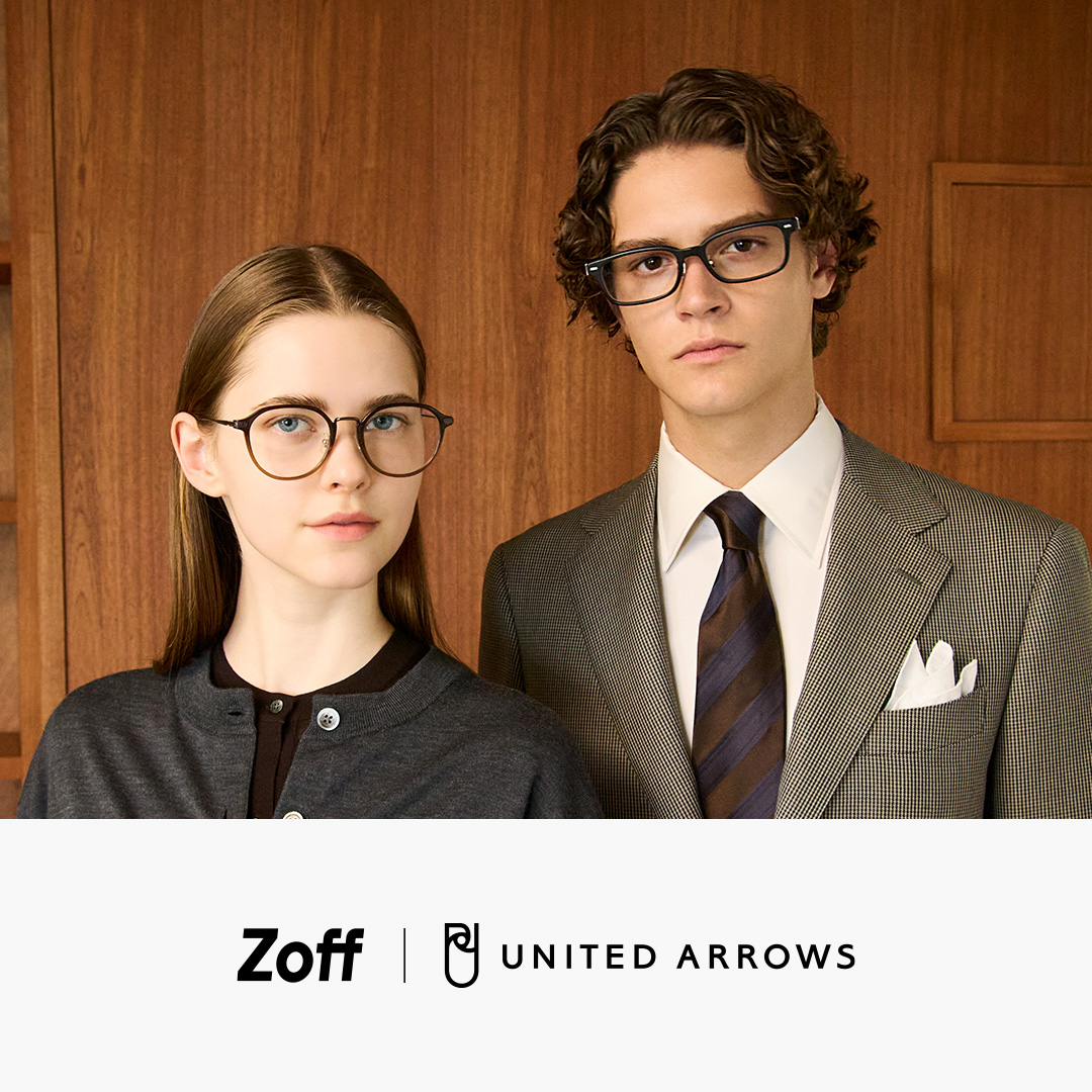 眼镜品牌“Zoff”דUNITED ARROWS”2025秋冬“Lifestyle-Friendly”眼镜系列